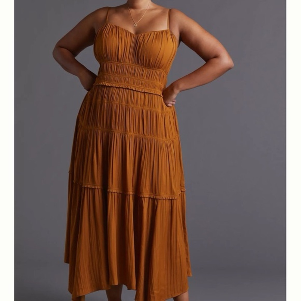 Anthropologie Ruched Slip Dress, 22W
